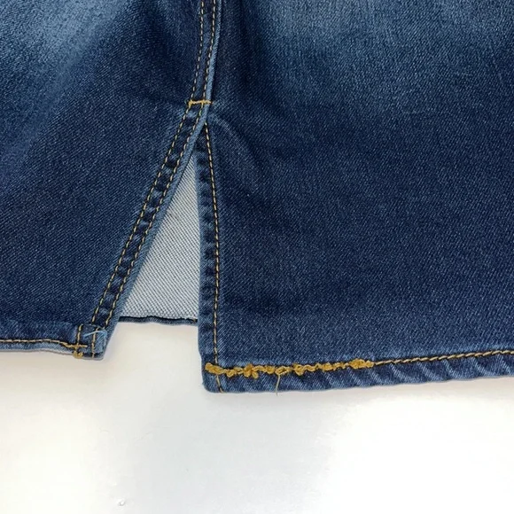 Angel Kiss Stretch Denim Mini Skirt Women’s Medium - Picture 5 of 8